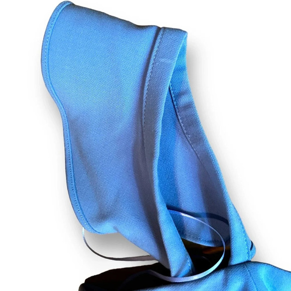 French Connection Whisper Ruffled Strap Dress Periwinkle Size 2 Paradiso Blue - Picture 6 of 10